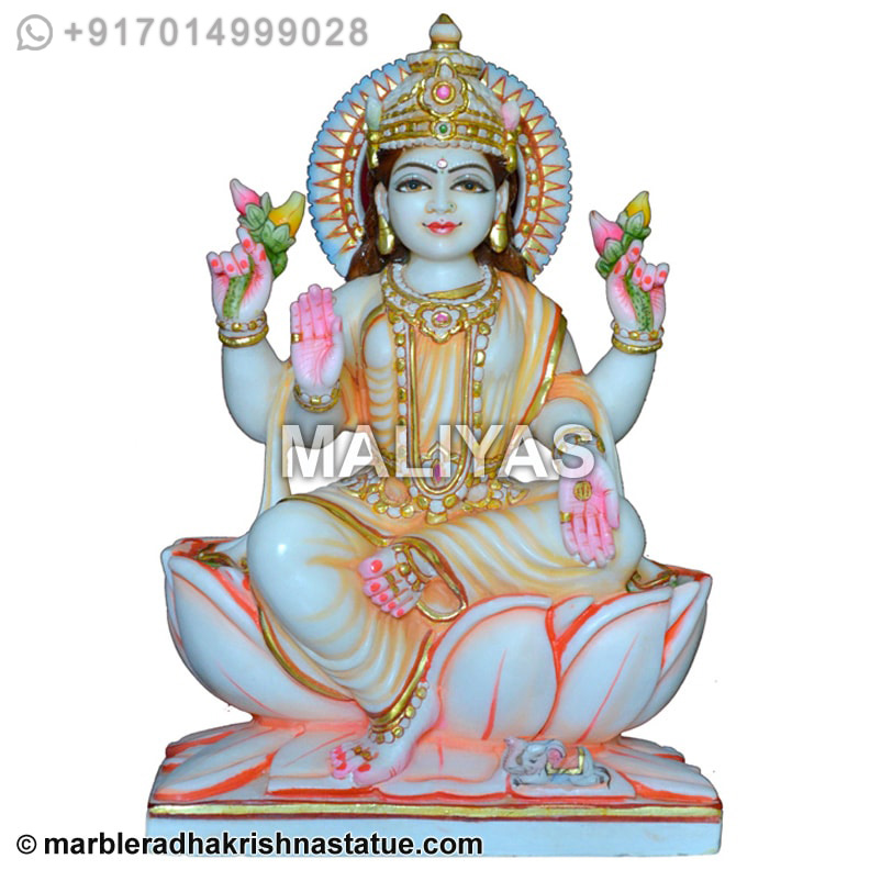 Marble Lakshmi Maa Statue