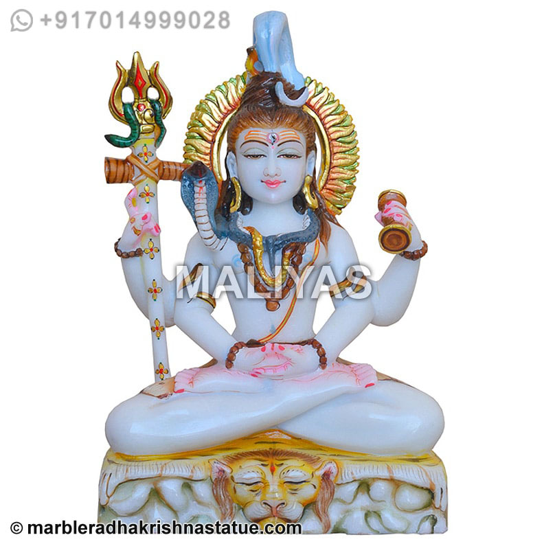 Marble Shivji Statue
