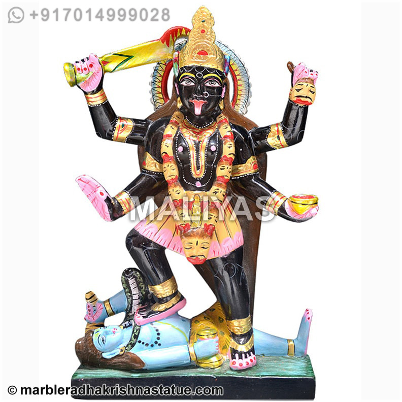 Black Marble Kali Maa Statue
