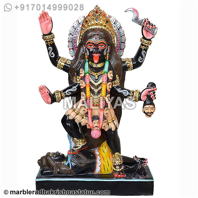 Black Marble Kali Maa Statue