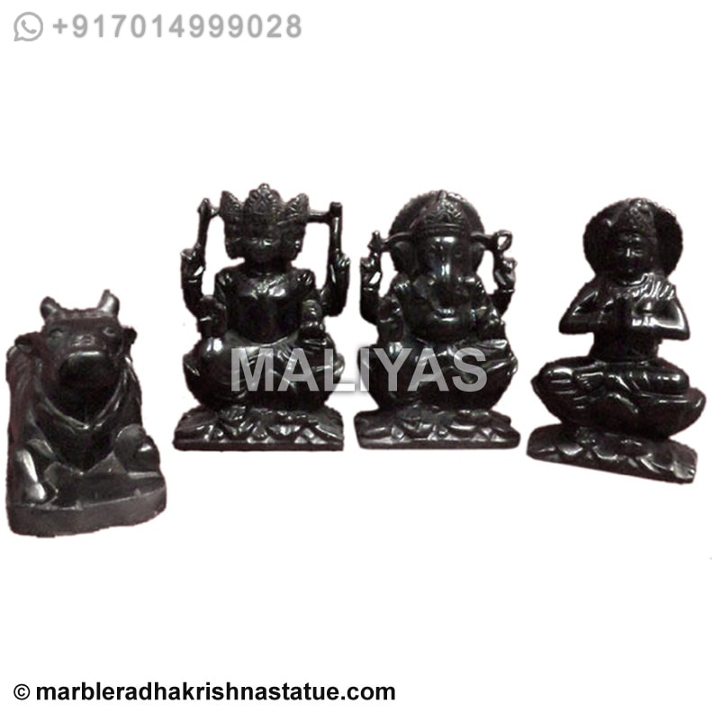 Black Marble Shive parivar murtis