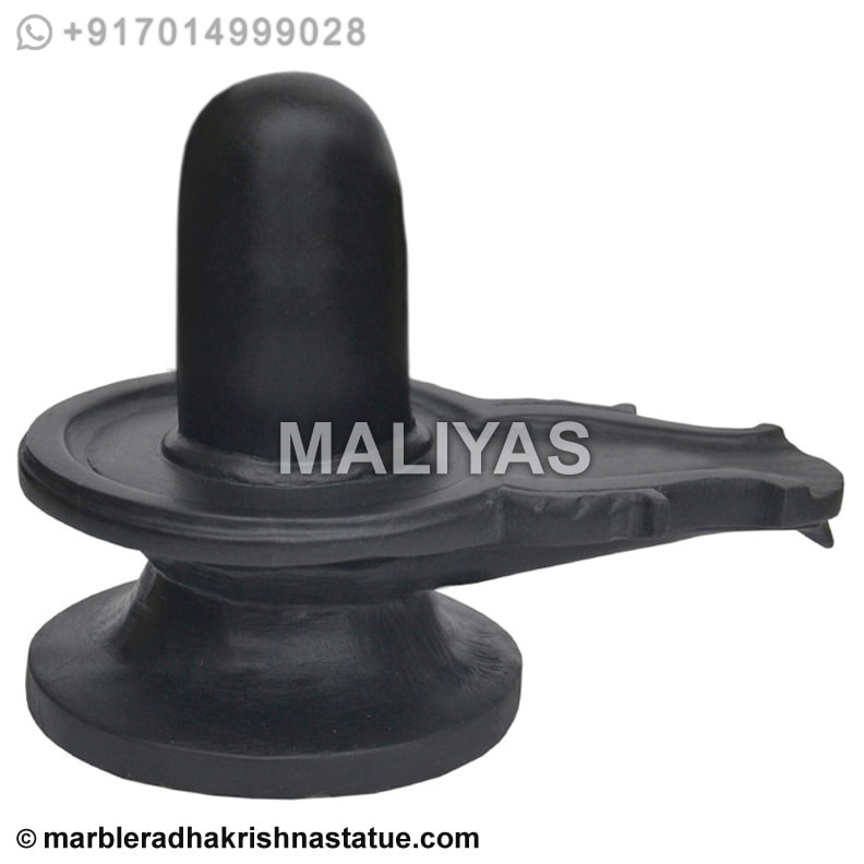 Black Marble shivling Statue