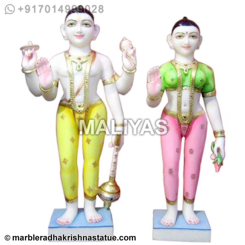 Iskcon Vishnu Laxmi Statue