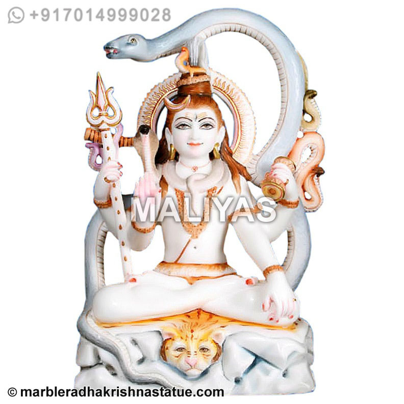 Lord Shiva Marble Statue for Sale