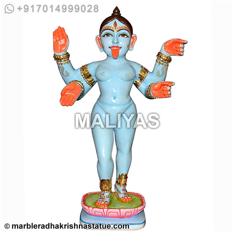 Maha Kali Marble Statue - kali maa murti manufacturer exporter Jaipur
