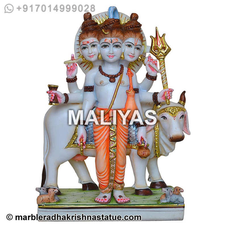 Marble Dattatreya Statue Exporter