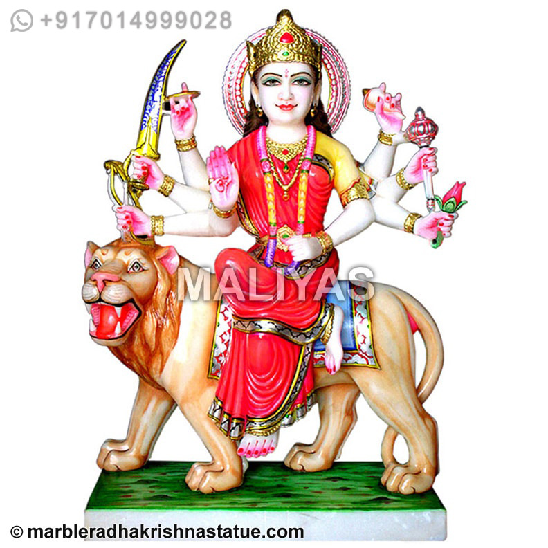 Marble Durga Maa Statue
