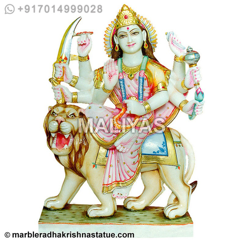 Marble Durga Statue
