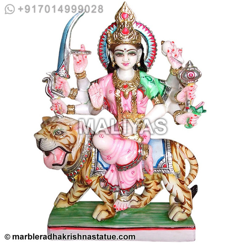 Marble Durga Statue