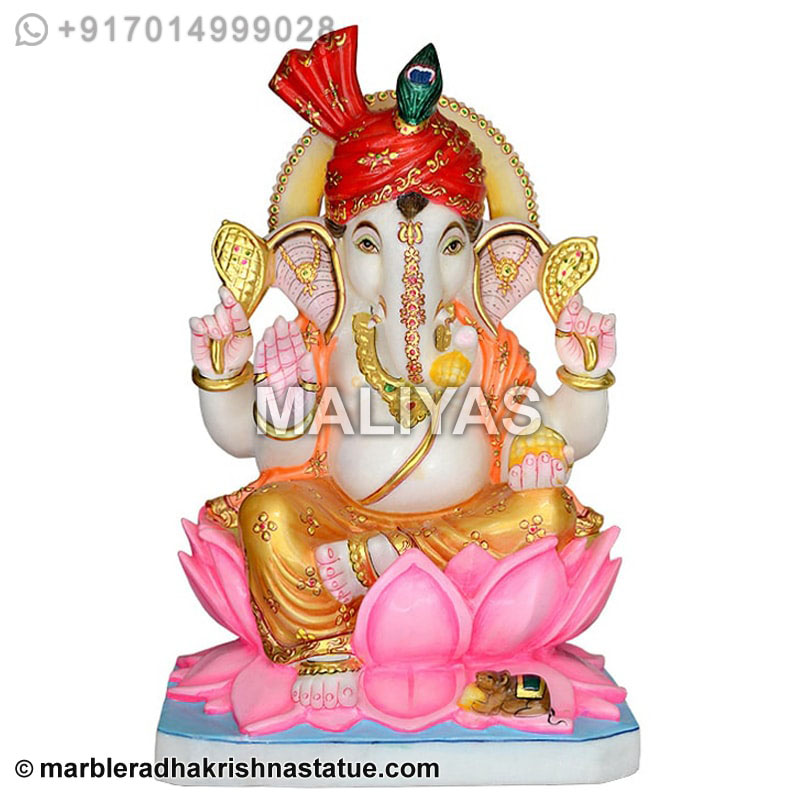 Marble Ganapti Moorti