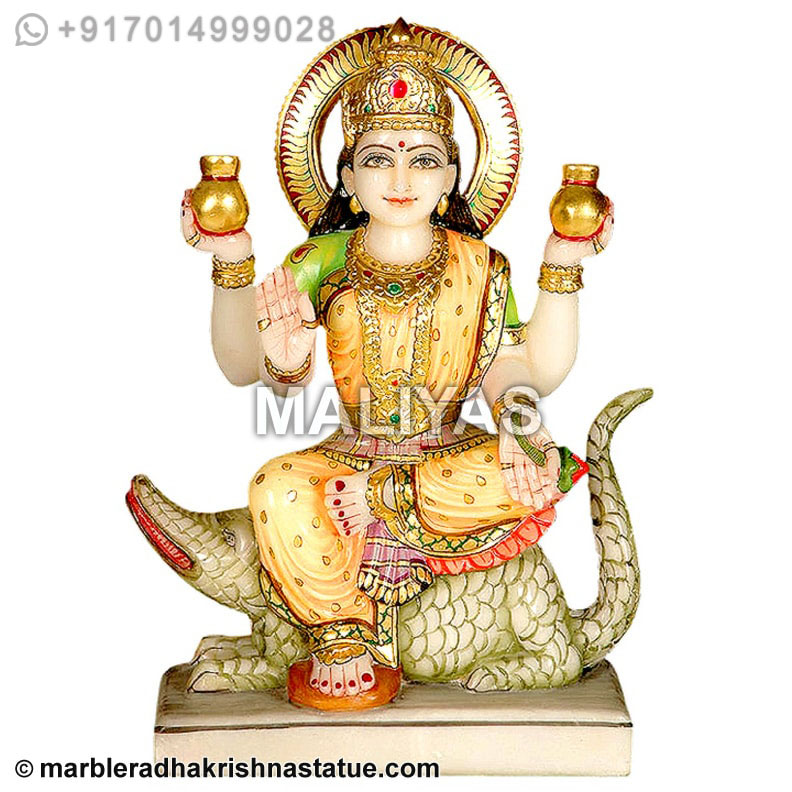 Marble Ganga Maa Idol