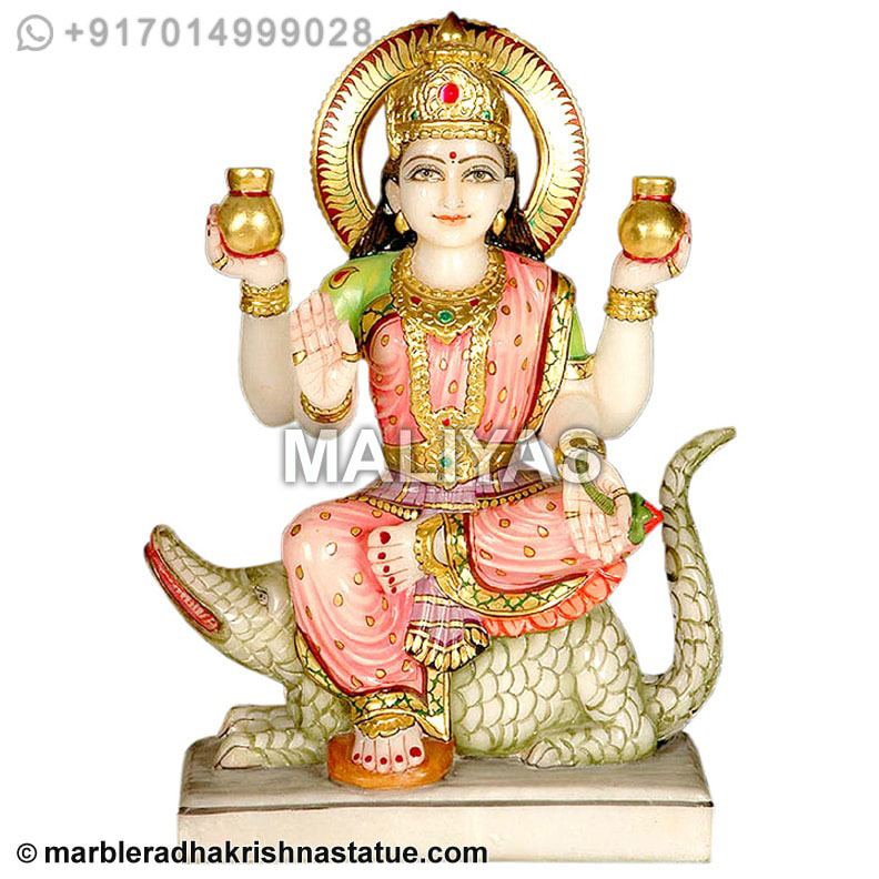 Marble Ganga Maa Statue