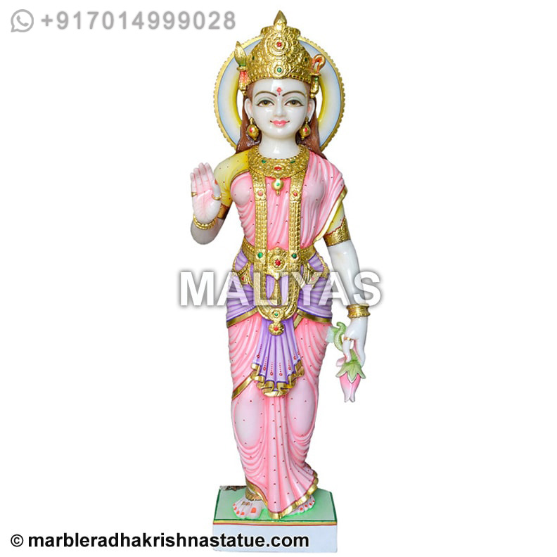 Marble Lakshmi Idol