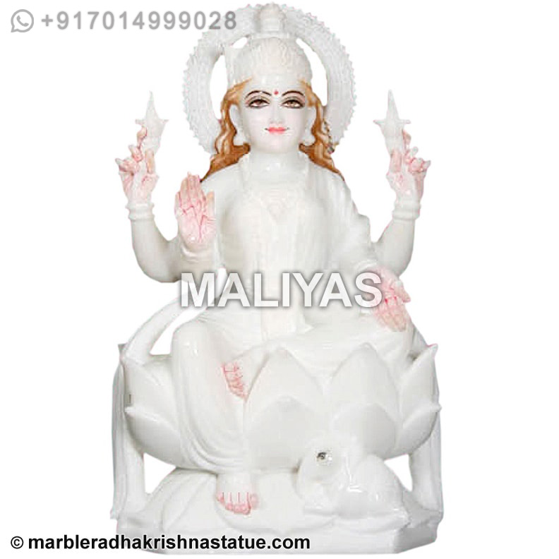 Marble Lakshmi Sculpture