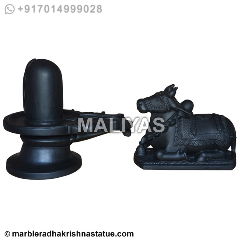 Marble Nandi and Shivling Murti