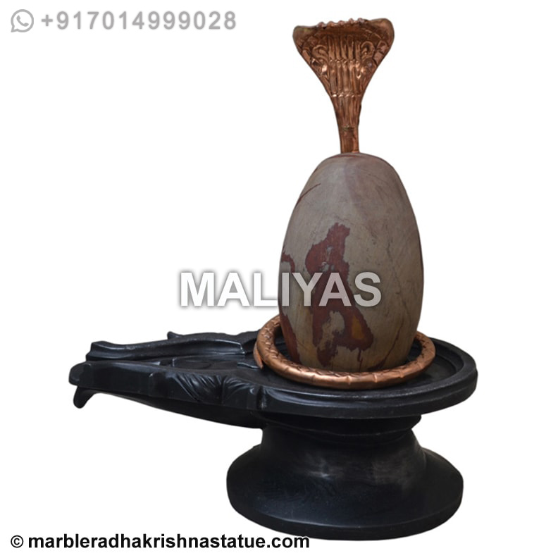 Marble Narmadeshwar Shivling Murti