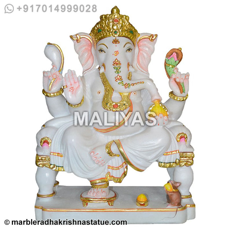 Marble Religious Ganesh Statue