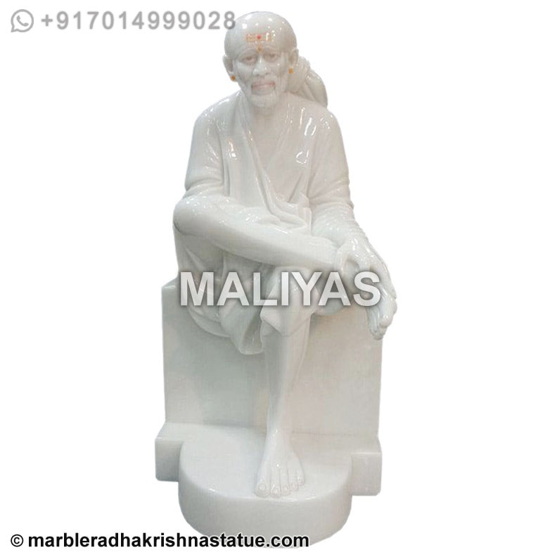 Marble Sai Baba God Statue