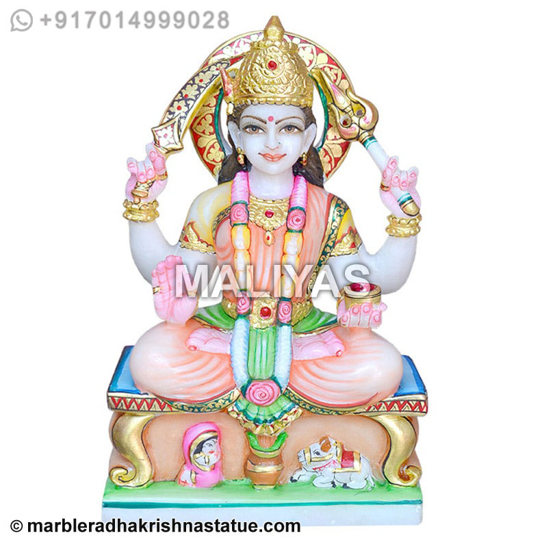 Marble Santoshi Maa Statue