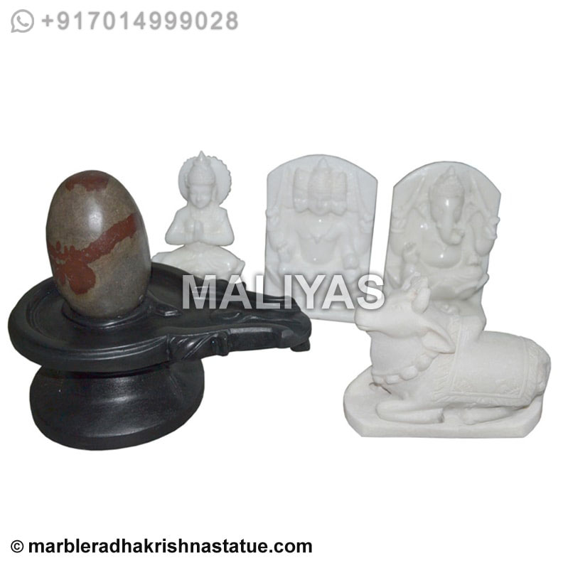 Marble Shiv Parivar Murti