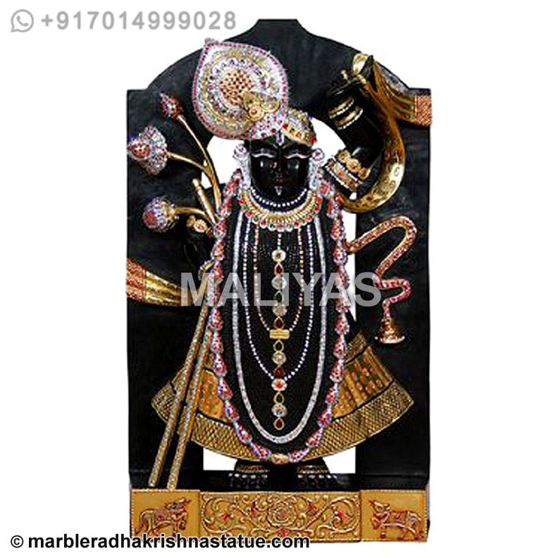 Marble Shrinath ji Moorti