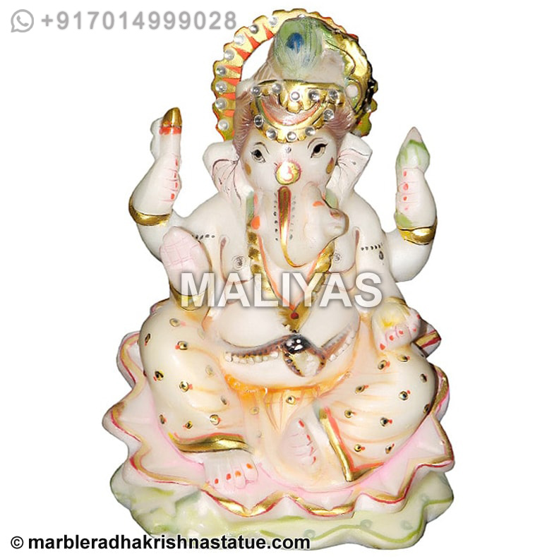 Marble Small Ganesha Statue