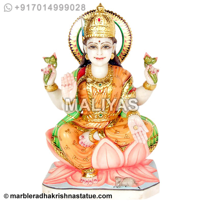 Marble Statue Of Laxmi Ji