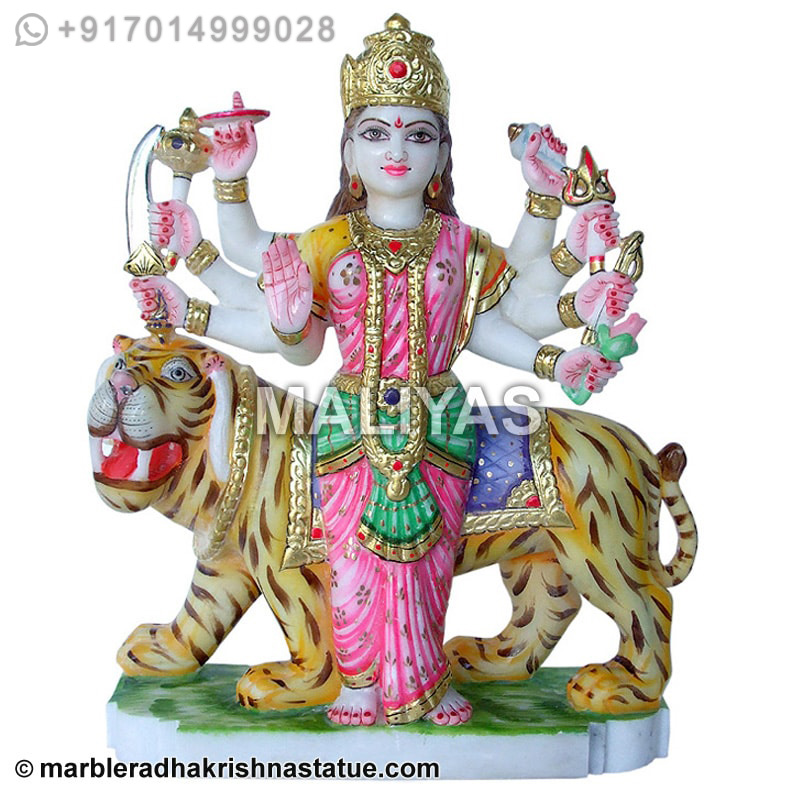 Marble Vaishno Mata Statue
