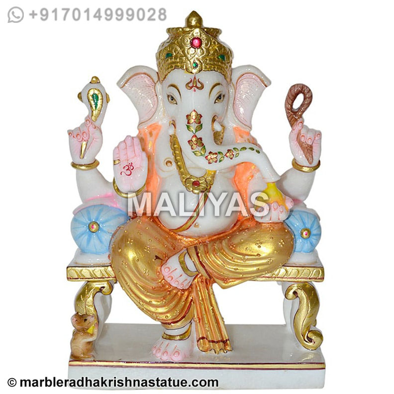 Marble Vinayak Statue