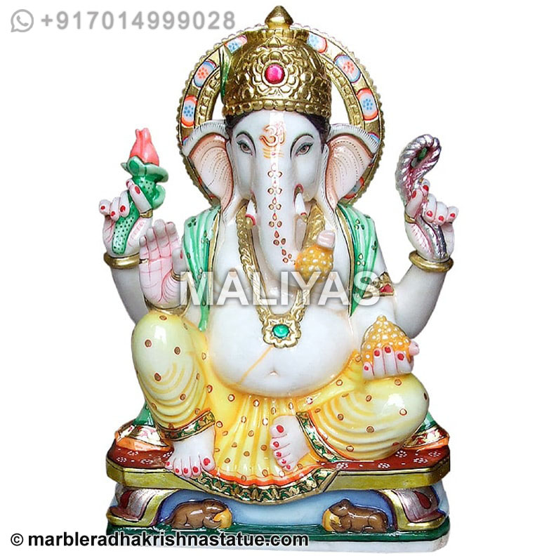 Marble Vinayak Statue