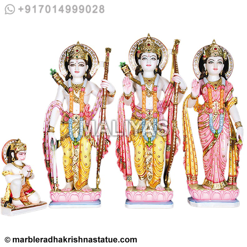 Ram darbar Idol in marble stone