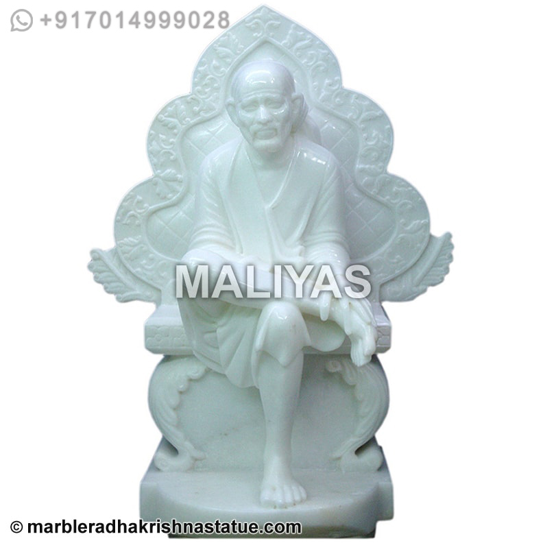 Sai Baba Idol With Sinhasan