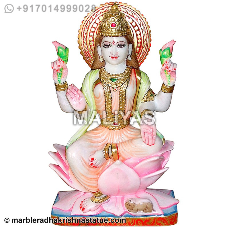 White Marble Laxmi Maa