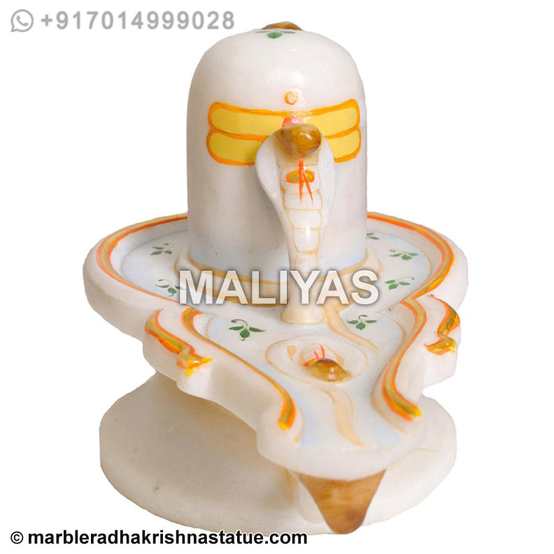 white Marble shivling Statue manufacturers