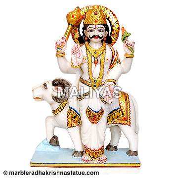 Marble Mangal Navagraha Statue