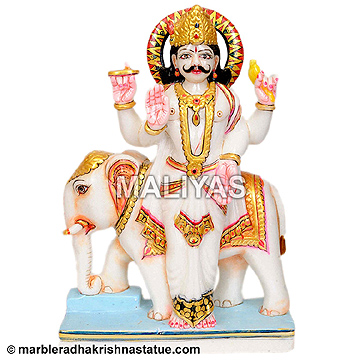 Marble Brihaspati Navagraha Statue