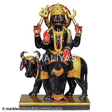 Marble Shani Navagraha Statue