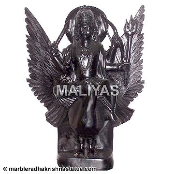 Shanidev Marble Statue