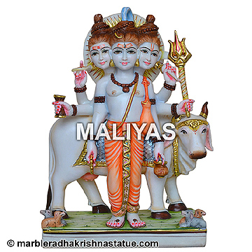 Marble Dattatreya Statue Exporter