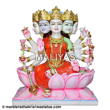 Goddess Panchmukhi Gayatri Statue