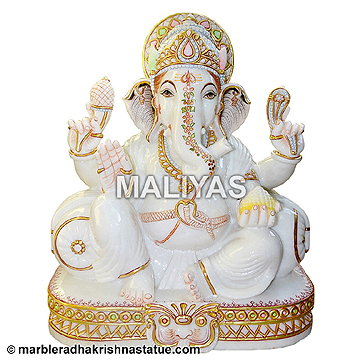 Makrana Marble Ganesh Statue