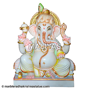 Marble Ganpati Statue