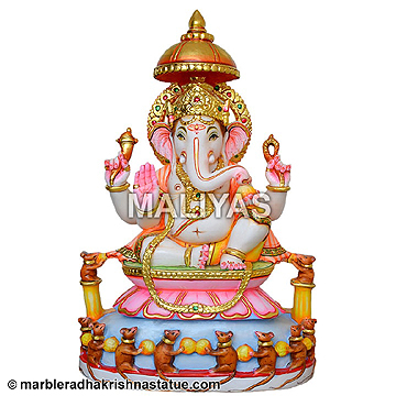 Marble Beautiful Ganesha Statue