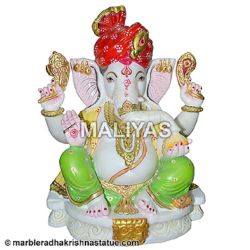 Decorative Marble Ganesha