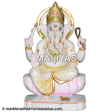 Ganesha Marble Statue
