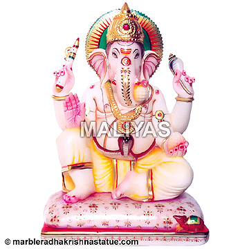 God Ganesha Marble Statue