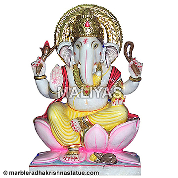 Marble Idol of Lord Ganesha