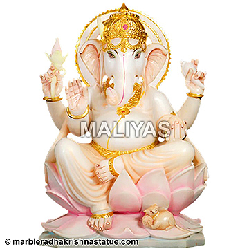 Ganesh Marble Moorti