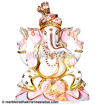 Ganesha Marble God Statue