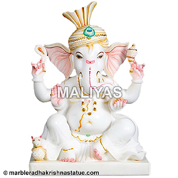 Ganpati Marble God Idols